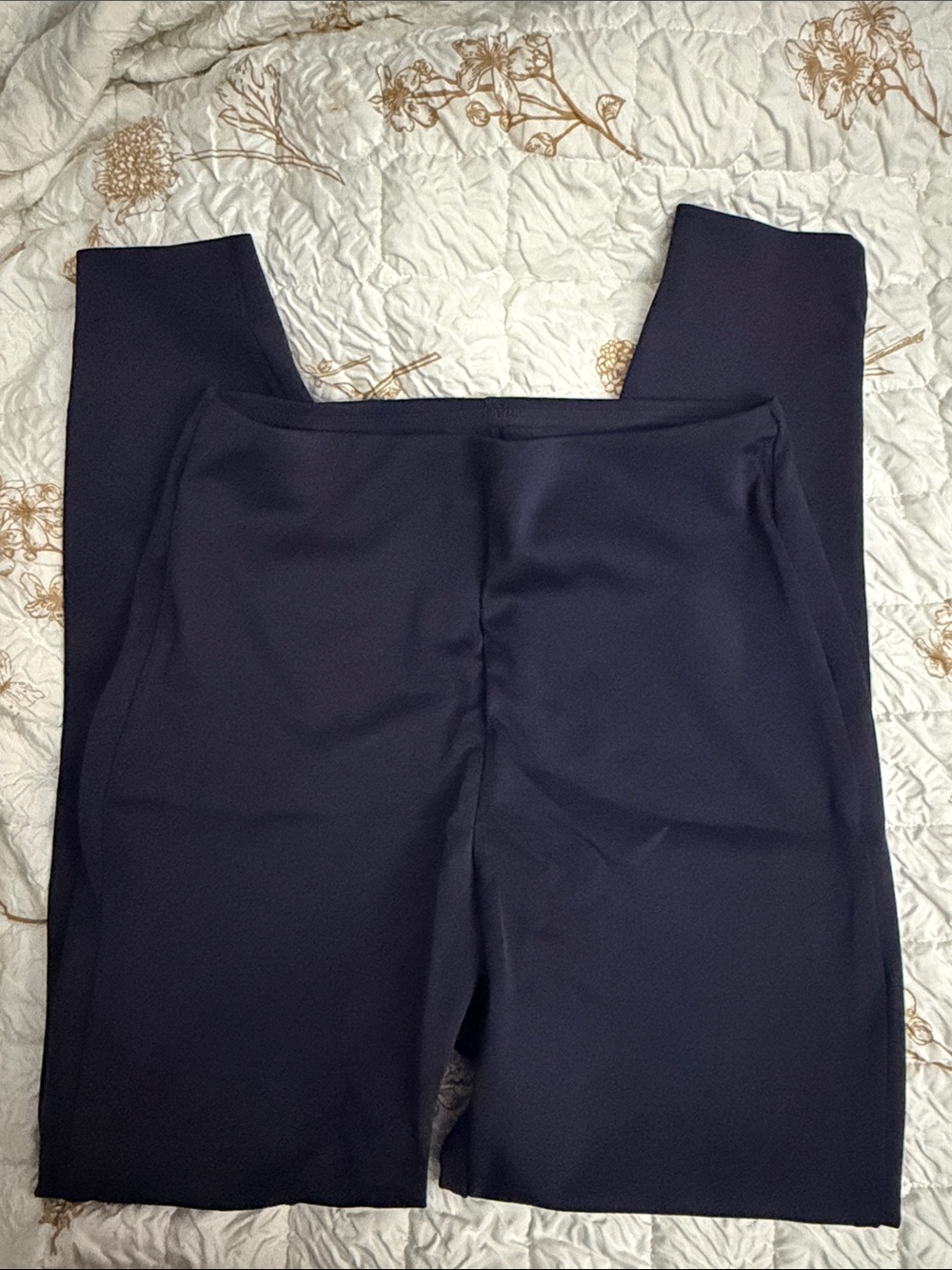 Express Navy Ponte Leggings